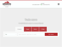 Tablet Screenshot of dimarzioimoveis.com.br